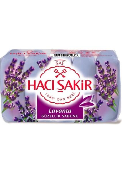 Hacı Şakir Güzellik Sabunu Lavanta 4 Adet x 70 gr