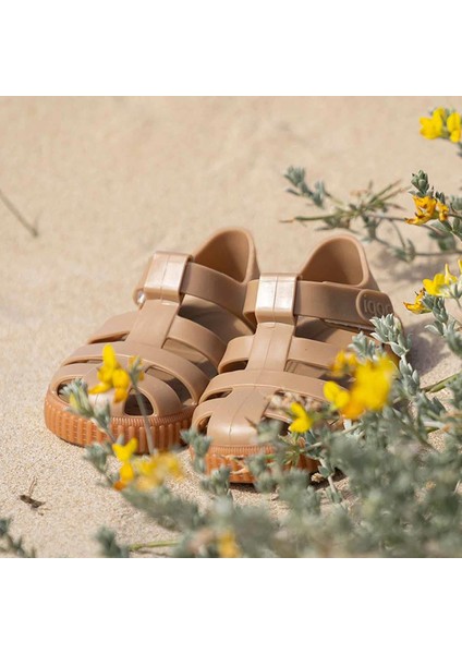 S10291-183 Nıco Caramelo Taupe Çocuk Sandalet Kahve