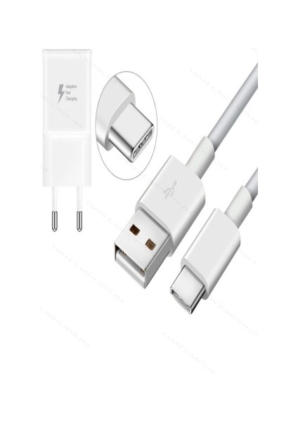 Samsung Galaxy A70 HIZLI Şarj Aleti Type C 18W 3A Şarj Set