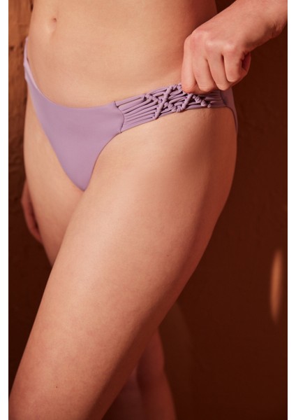 Basic Macrame Lila Bikini Altı