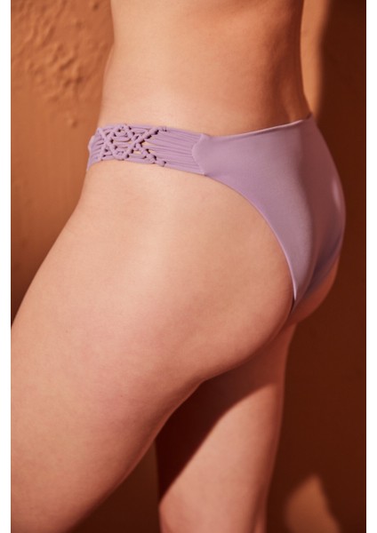 Basic Macrame Lila Bikini Altı