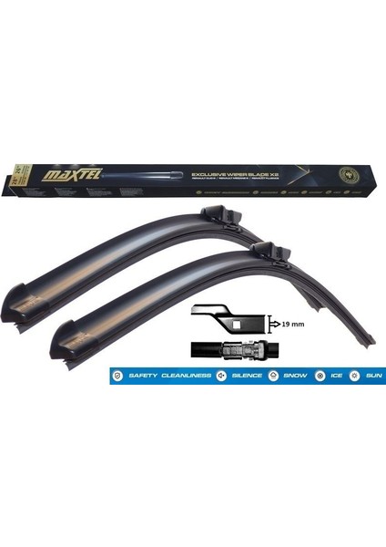 Silecek Supurgesi Muz Volvo C30 S40 S60 S80 V50 V60 V70 XC60 90512 650+500MM INW018139