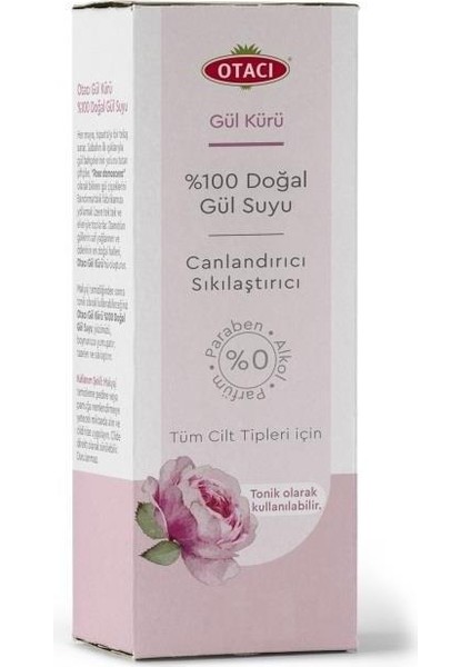 Gül Kürü %100 Doğal Gül Suyu 250 ml