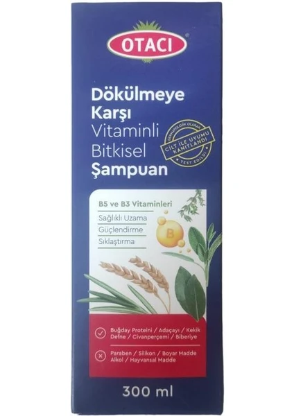 Dökülmeye Karşı Vitaminli Bitkisel Şampuan