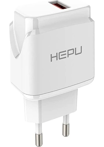 HP617T 2.1A Seyahat Şarj Aleti Usb-Type-C Kablo Set