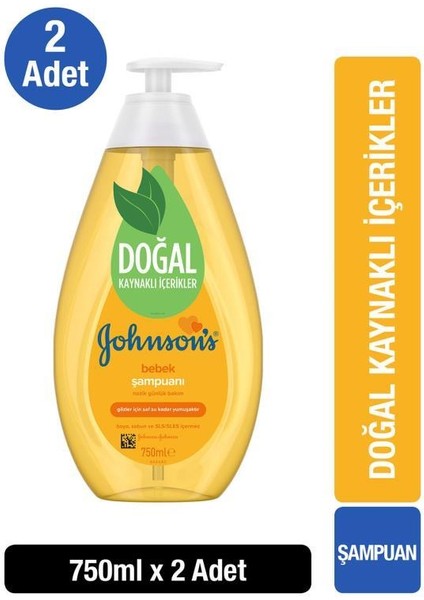 Johnson's Bebek Şampuanı 750 ml x 2 Adet