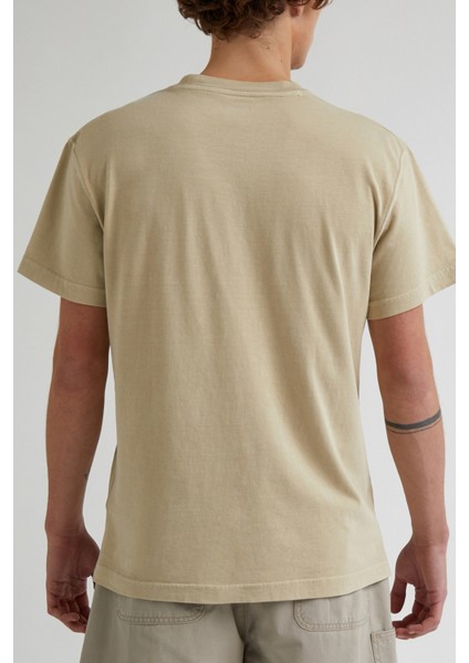 Lee Erkek Mavi Bisiklet Yaka Tişört indirimleri