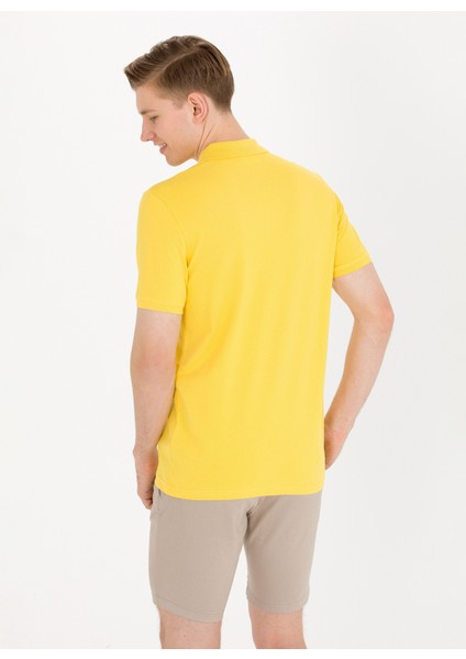 Polo T-Shirt - Koyu Sarı indirimleri