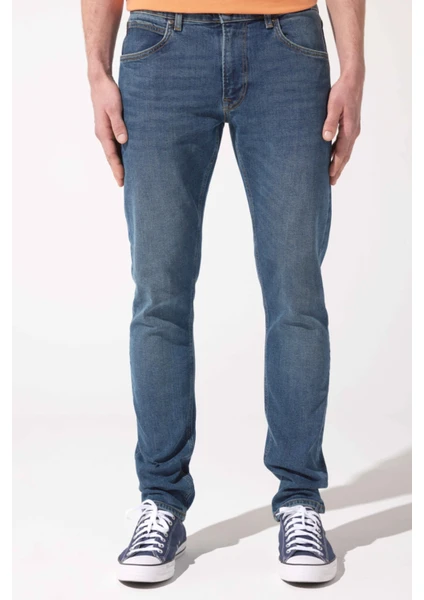 Lee Luke Slim Tapered Esnek Jean Kot Pantolon