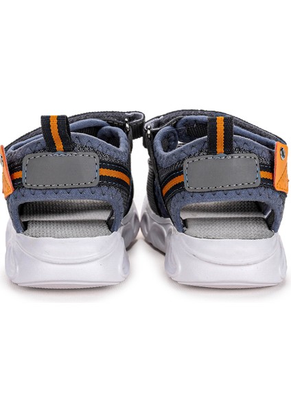 101 Işıklı Günlük Kız/erkek Çocuk Cırtlı Sandalet Ayakkabı Füme fırsatları