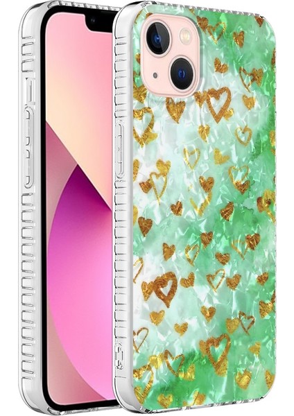 Iphone 13 Pro Gold Heart Için 2.0mm Hava Yastığı Tpu Telefon Kılıfı (Yurt Dışından) fiyatları