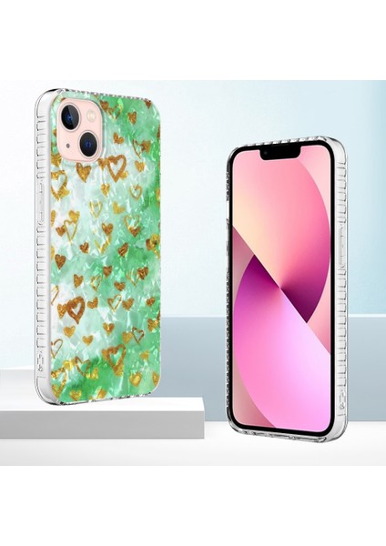 Iphone 13 Pro Gold Heart Için 2.0mm Hava Yastığı Tpu Telefon Kılıfı (Yurt Dışından) fırsatları