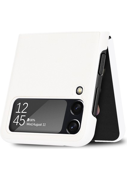 Samsung Galaxy Z Flip3 5g Beyaz Için Düz Doku Telefon Kılıfı (Yurt Dışından) modelleri