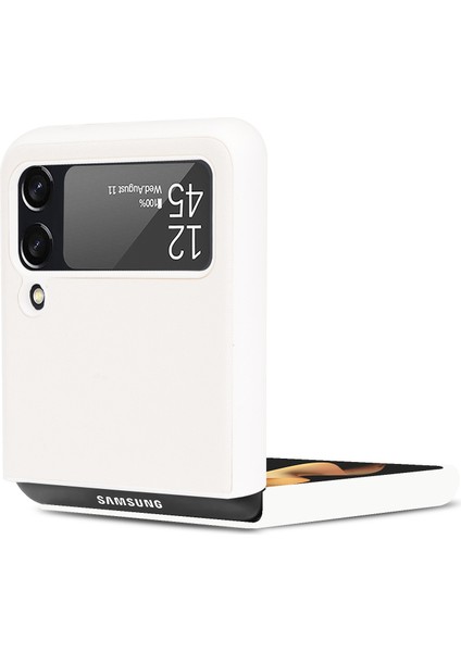 Samsung Galaxy Z Flip3 5g Beyaz Için Düz Doku Telefon Kılıfı (Yurt Dışından) fırsatları