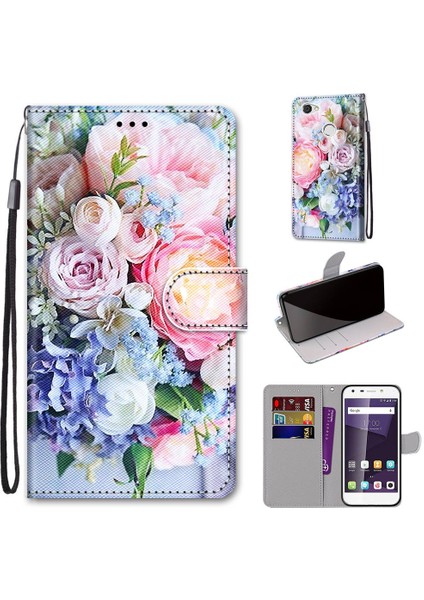Zte Blade A6 / A6 Çapraz Doku Kılıfı Açık Pembe Buket (Yurt Dışından) fırsatları