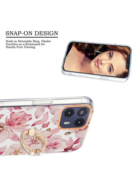 Motorola Moto G50 5g Pembe Gardenia Için Çiçekler Tpu Kılıf (Yurt Dışından) modelleri