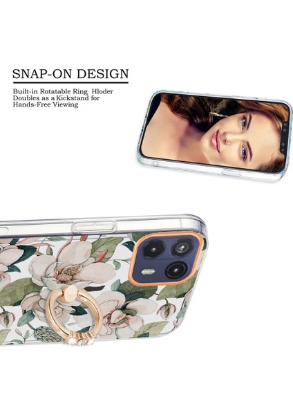 Motorola Moto G50 5g Yeşil Gardenia Için Çiçekler Tpu Kılıf (Yurt Dışından) modelleri