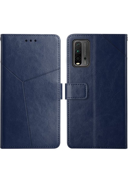 Xiaomi Poco M3 / Redmi 9t Mavi Için Dikiş Kılıfı (Yurt Dışından) modelleri