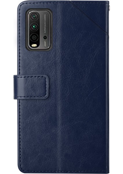 Xiaomi Poco M3 / Redmi 9t Mavi Için Dikiş Kılıfı (Yurt Dışından) fırsatları