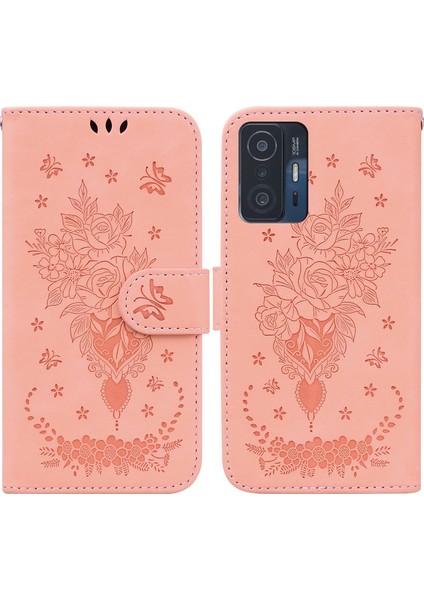 Xiaomi 11T / 11T Pro Pink Için Deri Kılıf (Yurt Dışından) modelleri
