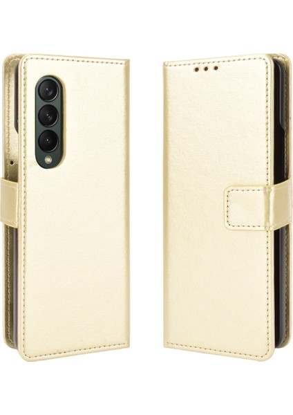 Samsung Galaxy Z Fold3 Için 5g Pu Deri Kılıf Altın (Yurt Dışından) fiyatları