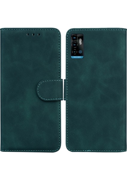 Zte Blade A72 / V40 Vita Green Için Cilt Fe Saf Renk Kasası (Yurt Dışından) modelleri