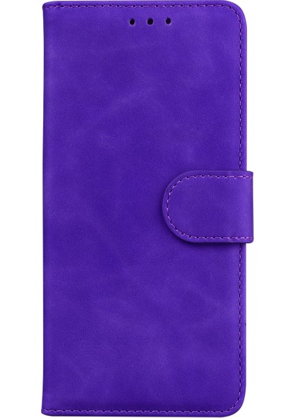 Zte Blade A72 / V40 Vita Mor Için Cilt Fe Saf Renk Kasası (Yurt Dışından)