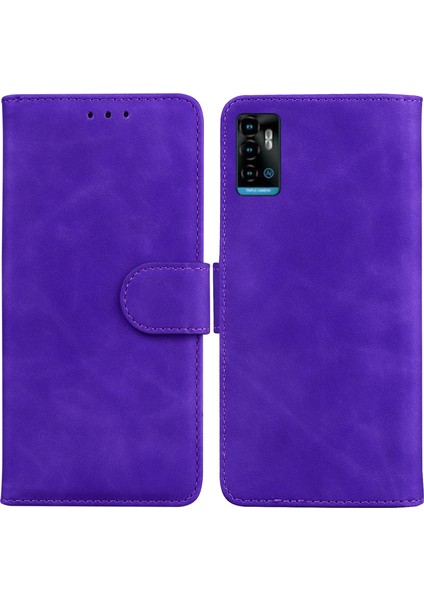 Zte Blade A72 / V40 Vita Mor Için Cilt Fe Saf Renk Kasası (Yurt Dışından) modelleri