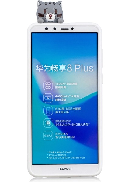 3D Çizgi Film Deseni Şok Geçirmez Tpu Koruyucu Kasa Küçük Kara Kedi (Yurt Dışından) modelleri