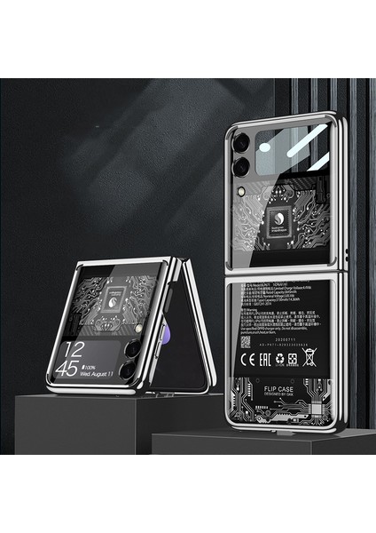 Samsung Galaxy Z Flip3 Için 5g Gkk Elektrapılaştırma Cam Kılıfı Keşif (Yurt Dışından)