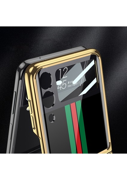 Samsung Galaxy Z Flip3 Için 5g Gkk Elektrapılaştırma Cam Kasası Örgülü Siyah (Yurt Dışından) fiyatları