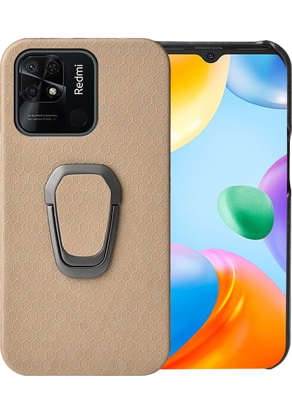 Xiaomi Redmi 10C 4g Kahve Için Ring Tutucu Cilt Telefon Kılıfı (Yurt Dışından) fiyatları