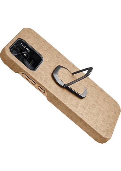 Xiaomi Redmi 10C 4g Kahve Için Ring Tutucu Cilt Telefon Kılıfı (Yurt Dışından) modelleri