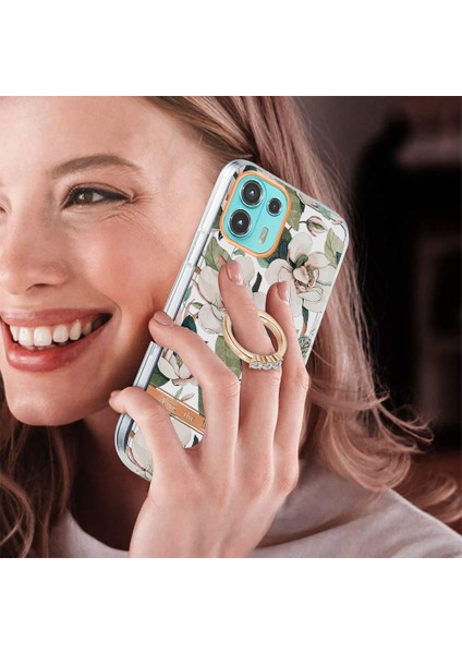 Motorola Moto Edge 20 Green Gardenia Için Çiçekler Tpu Kılıfı (Yurt Dışından) fiyatları