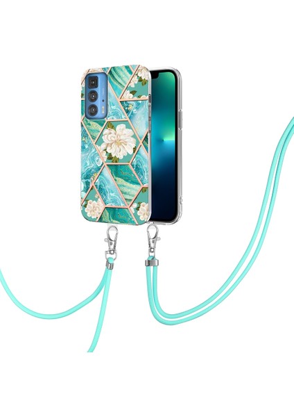 Motorola Edge 20 Pro Mavi Çiçek Için Tpu Telefon Kılıfı (Yurt Dışından) fiyatları