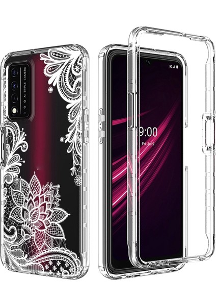 T-Mobile Revvl Artı Beyaz Çiçek Için Şeffaf Boyalı Kasa (Yurt Dışından) fiyatları
