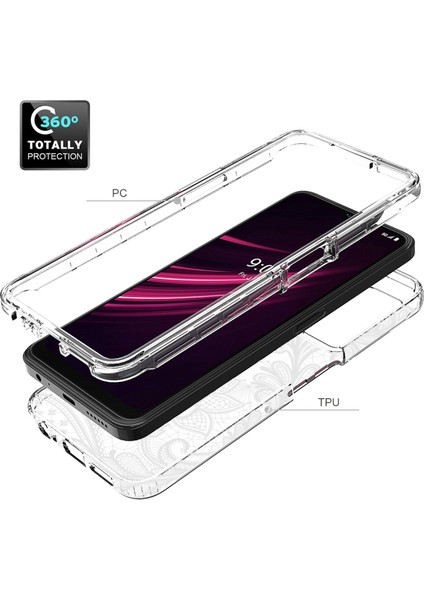 T-Mobile Revvl Artı Beyaz Çiçek Için Şeffaf Boyalı Kasa (Yurt Dışından) fırsatları
