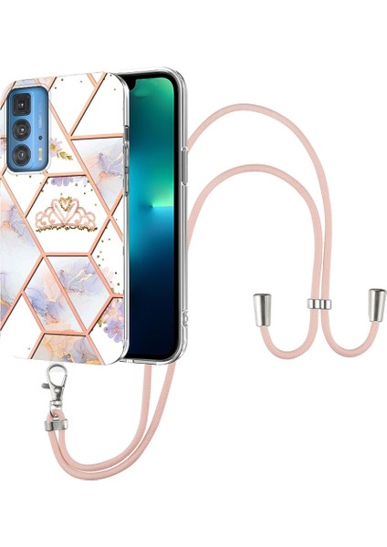 Motorola Edge 20 Pro Imperial Crown Için Tpu Telefon Kılıfı (Yurt Dışından)