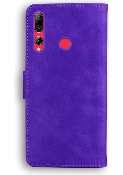 Huawei P Smart+ 2019 Için Saf Renk Pu Kılıfı / 9s / Honor 20 / Honor 20I Purple Keyfini Çıkarın (Yurt Dışından) modelleri