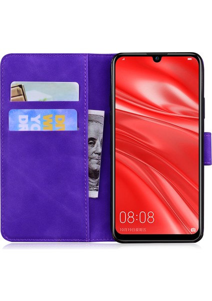Huawei P Smart+ 2019 Için Saf Renk Pu Kılıfı / 9s / Honor 20 / Honor 20I Purple Keyfini Çıkarın (Yurt Dışından) fırsatları