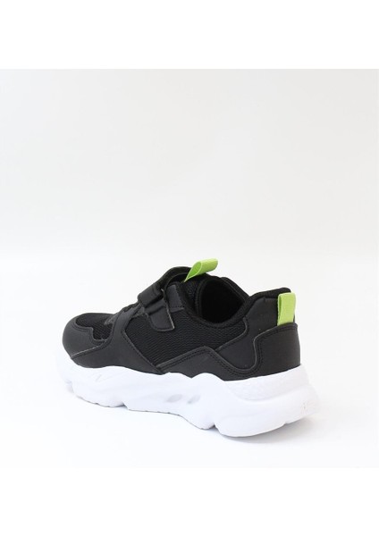 Tokyo Siyah Yeşil Cırtlı Anatomik Erkek Çocuk Spor Ayakkabı modelleri