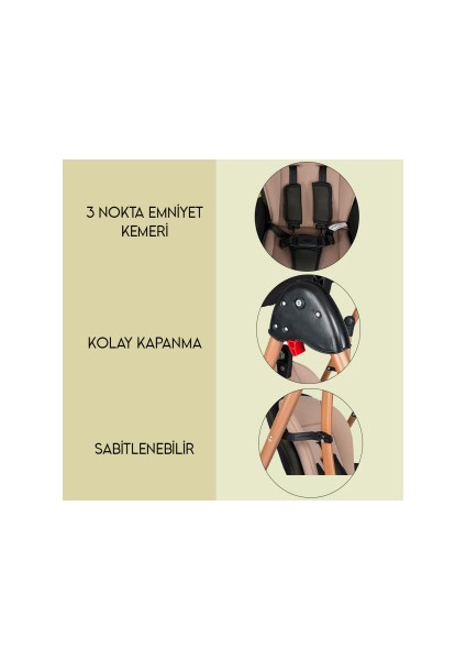 3 Kadameli Lüx Salıncak