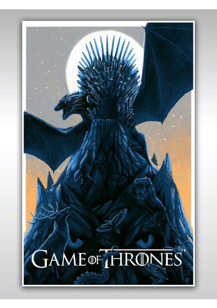 Game Of Thrones Poster 40X60CM Afiş - Kalın Poster Kağıdı Dijital Baskı