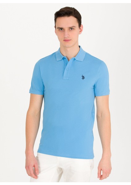 U.S. Polo Assn. Turkuaz Erkek Polo T-Shirt GTP04IY02310