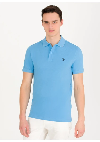 U.S. Polo Assn. Turkuaz Erkek Polo T-Shirt GTP04IY02310