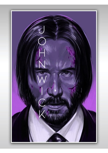 John Wick Poster 40X60CM Afiş - Kalın Poster Kağıdı Dijital Baskı