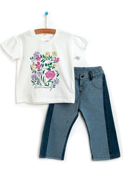 Botanical Garden Tshirt - Pantolon Kız Bebek