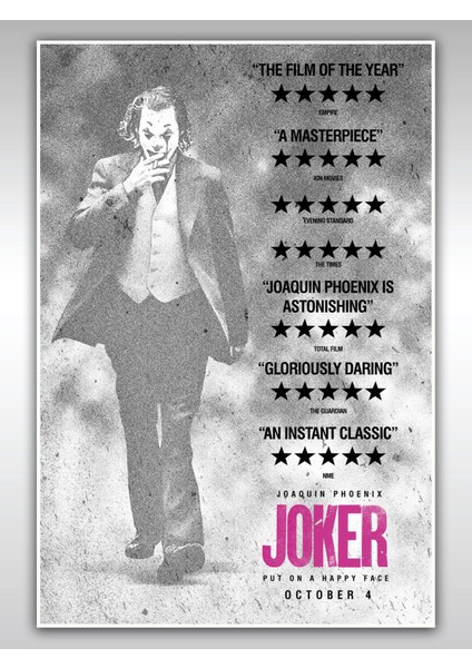 Joker Poster 40X60CM Afiş - Kalın Poster Kağıdı Dijital Baskı