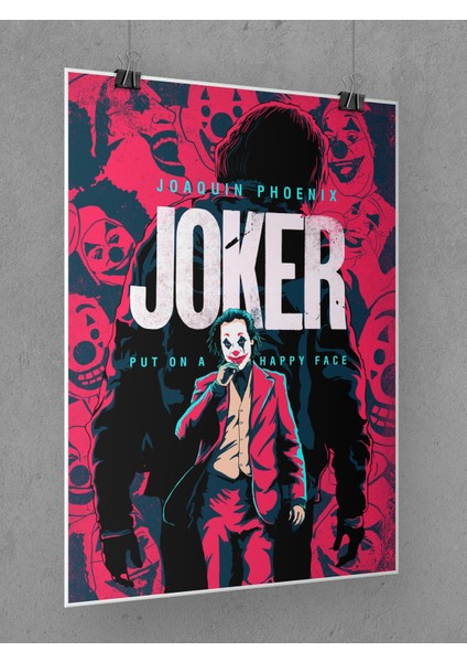 Joker Poster 45X60CM Afiş - Kalın Poster Kağıdı Dijital Baskı