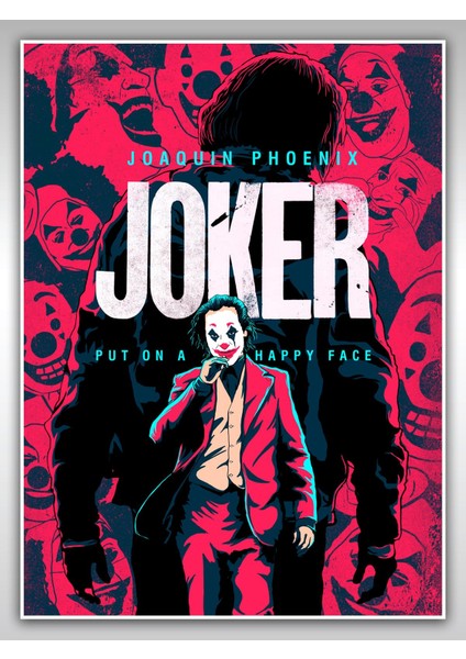 Joker Poster 45X60CM Afiş - Kalın Poster Kağıdı Dijital Baskı